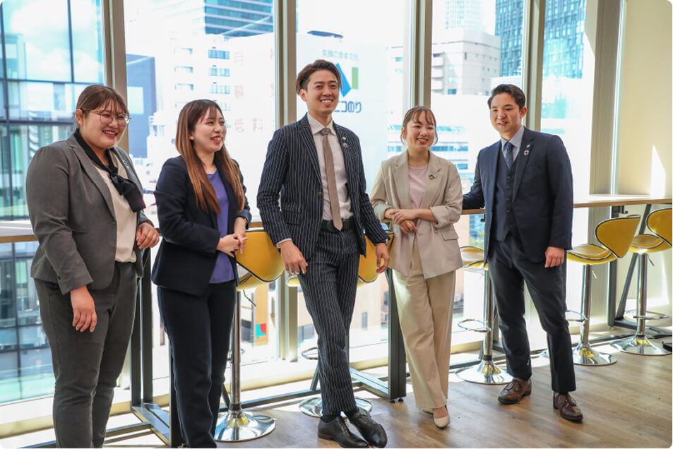 働く人に手厚いフォロー態勢